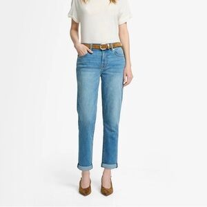 7 For All Mankind Josefina Skinny Boyfriend Jeans Light Wash button fly  32